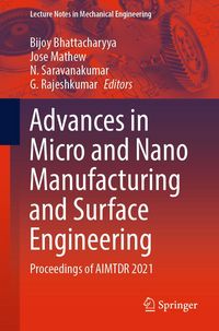 Produktbild: Advances in Micro and Nano Manufacturing and Surface Engineering