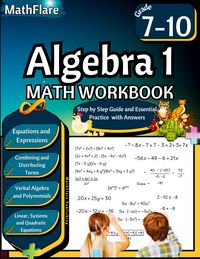 Produktbild: Algebra 1 Workbook 7th to 10th Grade