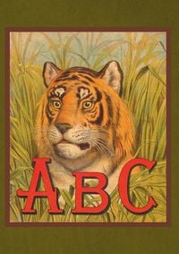 Produktbild: Carnet Lign&eacute; Ab&eacute;cedaire T&ecirc;te de Tigre