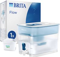 Produktbild: Brita Flow 125356 Wassersparfilter-Set 8.2l Wei&szlig;, Petrol