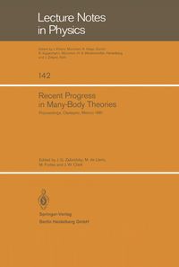 Produktbild: Recent Progress in Many-Body Theories