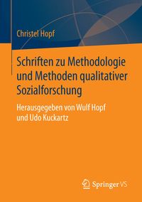 Produktbild: Schriften zu Methodologie und Methoden qualitativer Sozialforschung