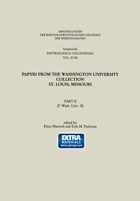 Produktbild: Papyri from the Washington University Collection St. Louis, Missouri