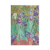 13-Monatskalender 2024 Van Goghs Schwertlilien Midi Horizontal von Paperblanks