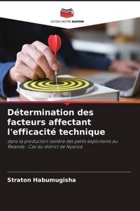 Produktbild: D&eacute;termination des facteurs affectant l'efficacit&eacute; technique
