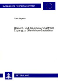 Produktbild: Barriere- und diskriminierungsfreier Zugang zu &ouml;ffentlichen Gastst&auml;tten