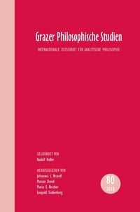 Produktbild: Grazer Philosophische Studien, Vol. 80 - 2010
