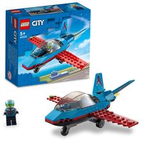 LEGO City 60323 Stuntflugzeug, Flugzeug Spielzeug ab 5 Jahren 