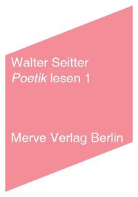 Produktbild: Poetik lesen 1