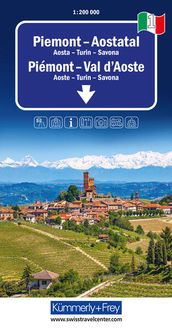 Bild vom Artikel Piemont - Aostatal, Nr. 01, Regionalstrassenkarte 1:200'000 vom Autor 