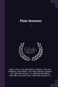 Produktbild: Plain Sermons