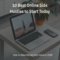 Produktbild: 10 Best Online Side Hustles to Start Today: How to Make Money from Home in 2026