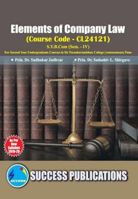 Produktbild: Elements of Company Law(S.Y.B.Com,S.P. College,Sem.-IV)