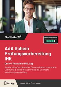 Produktbild: AdA Schein Pr&uuml;fungsvorbereitung IHK: Online-Testtrainer inkl. App