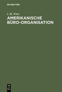 Produktbild: Amerikanische B&uuml;ro-Organisation