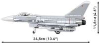 COBI 5848 - Eurofighter Typhoon German Air Force, 644 Klemmbausteine, Maßstab 1:48