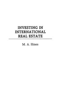Produktbild: Investing in International Real Estate