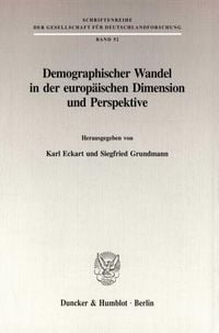 Produktbild: Demographischer Wandel in der europ&auml;ischen Dimension und Perspektive.