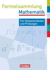 Produktbild: Formelsammlungen Sekundarstufe I - Westliche Bundesl&auml;nder (au&szlig;er Bayern)