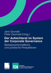 Produktbild: Der Aufsichtsrat im System der Corporate Governance