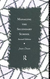 Produktbild: Dean, J: Managing the Secondary School
