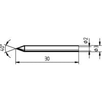 Produktbild: Ersa 212 CD LF L&ouml;tspitze Mei&szlig;elform Spitzen-Gr&ouml;&szlig;e 1mm Inhalt 1St.