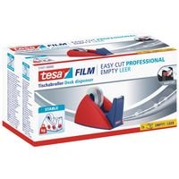 Produktbild: tesa Klebeband-Abroller 57421-00000-01 Rot, Blau Rollenbreite (max.): 19 mm Rollenl&auml;nge (max.) 33 m
