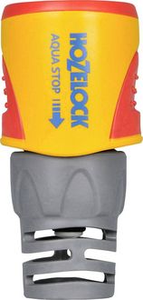 Produktbild: Hozelock 2065 6000 Kunststoff Schlauchkupplung Steckkupplung, 19 mm (3/4") &Oslash;, 15,0 mm (3/8") IG Wasserstop