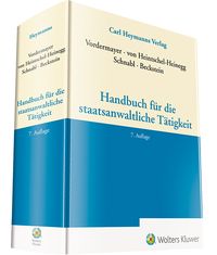 Produktbild: Handbuch f&uuml;r die staatsanwaltliche T&auml;tigkeit