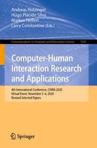 Produktbild: Computer-Human Interaction Research and Applications