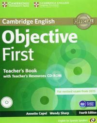 Produktbild: Capel, A: Objective First for Spanish Speakers Teacher's Boo