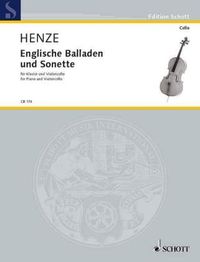 Produktbild: Henze, H: Englische Balladen und Sonette