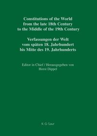 Produktbild: Constitutional Documents of Belgium, Luxembourg and the Netherlands 1789-1848