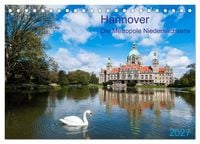 Produktbild: Hannover Die Metropole Niedersachsens (Tischkalender 2027 DIN A5 quer), CALVENDO Monatskalender