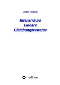 Produktbild: Intensivkurs Lineare Gleichungssysteme