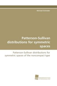 Produktbild: Schr&ouml;der, M: Patterson-Sullivan distributions for symmetric