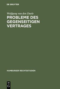 Produktbild: Probleme des gegenseitigen Vertrages