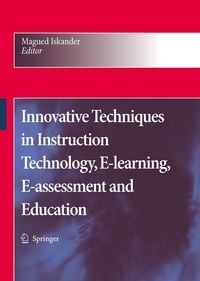 Produktbild: Innovative Techniques in Instruction Technology, E-learning, E-assessment and Education