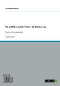 Produktbild: Die polit-&ouml;konomische Theorie der Besteuerung