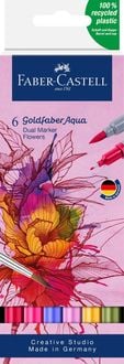 Bild vom Artikel Faber-Castell Gofa Aqua Dual Marker Blumen 6er Set vom Autor 