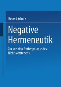 Produktbild: Negative Hermeneutik
