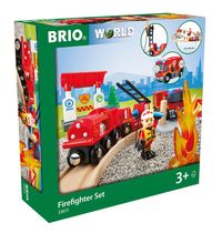 Produktbild: BRIO World - Bahn Feuerwehr Set