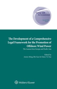 Produktbild: Development of a Comprehensive Legal Framework for the Promotion of Offshore Wind Power