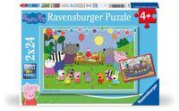 Produktbild: Kinderpuzzle 2x24 Teile - Peppa Wutz - Partyzeit!