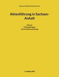 Produktbild: Aktenf&uuml;hrung in Sachsen-Anhalt