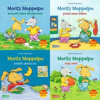 Maxi-Pixi-4er-Set 71: Moritz Moppelpo (4x1 Exemplar) Hermien Stellmacher