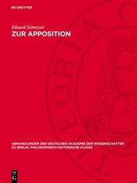 Produktbild: Zur Apposition