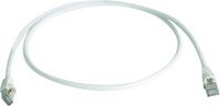 Produktbild: Teleg&auml;rtner 100008034 RJ45 Patchkabel CAT 6a S/FTP 0.25 m Wei&szlig; Flammwidrig, Halogenfrei, UL-zertifiziert 1 St.