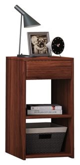 Produktbild: Holz Nachttisch Nachtschrank Sledo Schublade Maxi