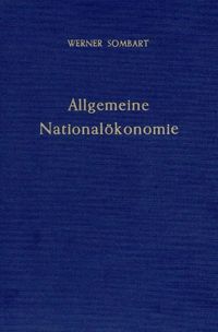 Produktbild: Sombart, W: Allg. Nationaloekonomie